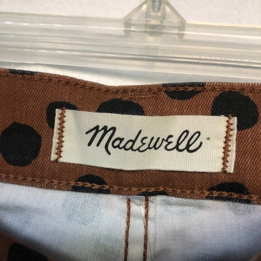 Madewell NWT High Waisted Skinny Jeans Leopard Dot - Picture 8 of 10